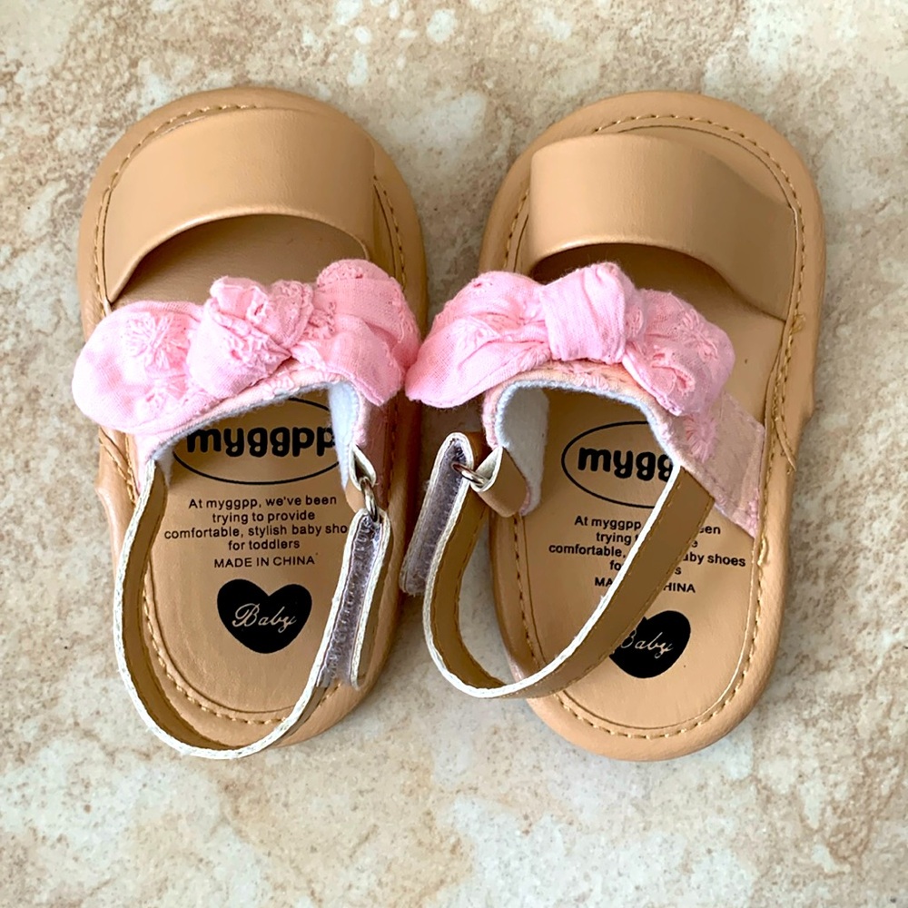Brand new baby girl sandals myggpp | pre walker